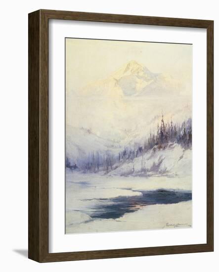 Winter Morning, Mount Mckinley, Alaska-Sidney Laurence-Framed Giclee Print