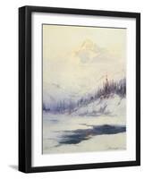 Winter Morning, Mount Mckinley, Alaska-Sidney Laurence-Framed Giclee Print