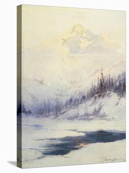 Winter Morning, Mount Mckinley, Alaska-Sidney Laurence-Stretched Canvas