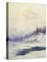 Winter Morning, Mount Mckinley, Alaska-Laurence Sydney-Stretched Canvas