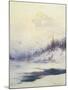 Winter Morning, Mount Mckinley, Alaska-Laurence Sydney-Mounted Giclee Print