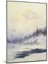 Winter Morning, Mount Mckinley, Alaska-Laurence Sydney-Mounted Giclee Print