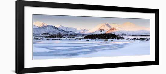 Winter Morning on Lochan Na H-Achlaise, Glencoe, Scotland, UK-Nadia Isakova-Framed Photographic Print