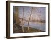 Winter Morning - Veneux. Matin D'Hiver - Veneux, 1878-Alfred Sisley-Framed Giclee Print