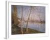 Winter Morning - Veneux. Matin D'Hiver - Veneux, 1878-Alfred Sisley-Framed Giclee Print