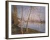 Winter Morning - Veneux. Matin D'Hiver - Veneux, 1878-Alfred Sisley-Framed Giclee Print