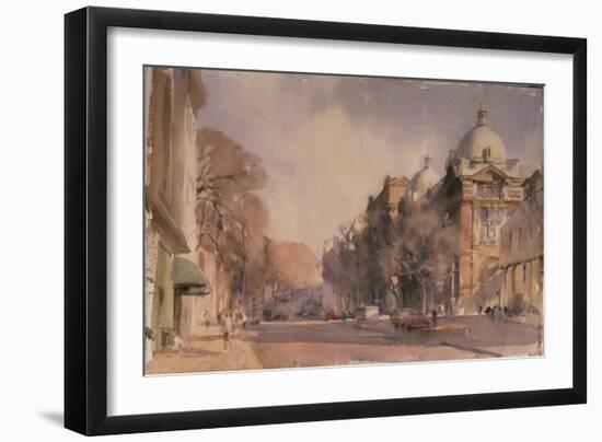 Winter Morning, Victoria and Albert Museum, 1990-Trevor Chamberlain-Framed Giclee Print