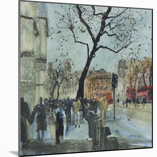 Winter Morning - Whitehall, London-Susan Brown-Mounted Giclee Print