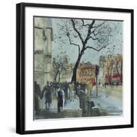 Winter Morning - Whitehall, London-Susan Brown-Framed Giclee Print