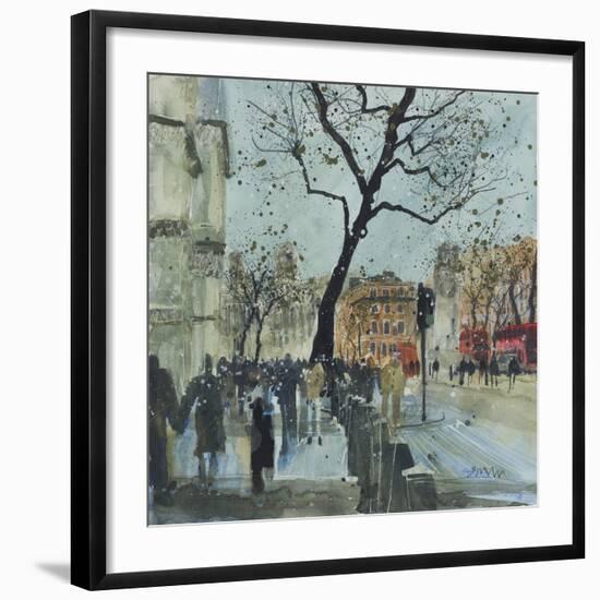 Winter Morning - Whitehall, London-Susan Brown-Framed Giclee Print