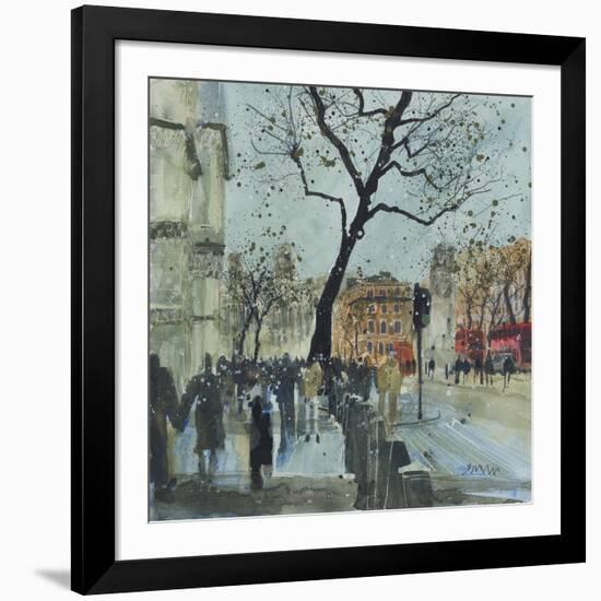 Winter Morning - Whitehall, London-Susan Brown-Framed Giclee Print