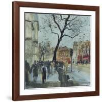 Winter Morning - Whitehall, London-Susan Brown-Framed Giclee Print