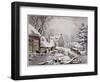 Winter Morning-Currier & Ives-Framed Giclee Print