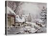 Winter Morning-Currier & Ives-Stretched Canvas