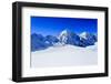 Winter Mountains, Panorama - Snow-Capped Peaks of the Italian Alps-Gorilla-Framed Photographic Print