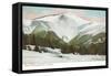 Winter, Mt. Washington, White Mountains, New Hampshire-null-Framed Stretched Canvas