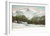 Winter, Mt. Washington, White Mountains, New Hampshire-null-Framed Art Print