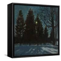 Winter Night, 1931-Stanislav Yulianovich Zhukovsky-Framed Stretched Canvas