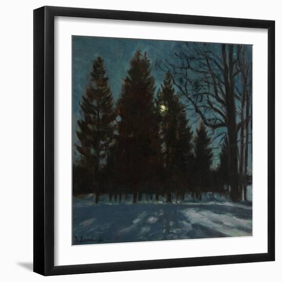 Winter Night, 1931-Stanislav Yulianovich Zhukovsky-Framed Giclee Print