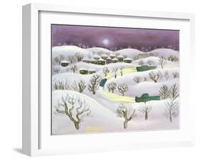 Winter Night, 1971-Radi Nedelchev-Framed Giclee Print