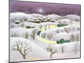 Winter Night, 1971-Radi Nedelchev-Mounted Giclee Print