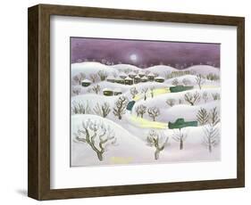 Winter Night, 1971-Radi Nedelchev-Framed Giclee Print