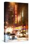 Winter night in New York II-Philippe Hugonnard-Stretched Canvas