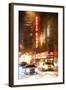 Winter night in New York II-Philippe Hugonnard-Framed Giclee Print