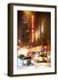 Winter night in New York II-Philippe Hugonnard-Framed Giclee Print