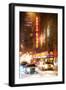 Winter night in New York II-Philippe Hugonnard-Framed Giclee Print