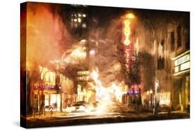 Winter night in New York-Philippe Hugonnard-Stretched Canvas