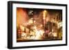 Winter night in New York-Philippe Hugonnard-Framed Giclee Print