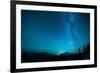 Winter Night Sky over Glacier National Park, Montana-Steven Gnam-Framed Photographic Print