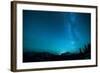 Winter Night Sky over Glacier National Park, Montana-Steven Gnam-Framed Photographic Print