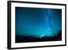 Winter Night Sky over Glacier National Park, Montana-Steven Gnam-Framed Photographic Print