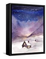 Winter Night-Irina Trzaskos Studios-Framed Stretched Canvas