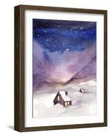 Winter Night-Irina Trzaskos Studios-Framed Giclee Print