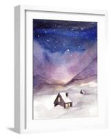 Winter Night-Irina Trzaskos Studios-Framed Giclee Print