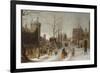 Winter (Oil)-Sebastian Vrancx-Framed Giclee Print