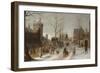 Winter (Oil)-Sebastian Vrancx-Framed Giclee Print