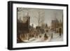 Winter (Oil)-Sebastian Vrancx-Framed Giclee Print