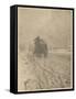 Winter on Fifth Avenue, 1893 (Photogravure)-Alfred Stieglitz-Framed Stretched Canvas