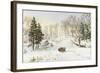 Winter on Ravensdale Road, Hastings-On-Hudson, 1890-Jasper Francis Cropsey-Framed Giclee Print