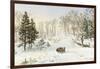 Winter on Ravensdale Road, Hastings-On-Hudson, New York, 1890 (Watercolor and Gouache on Paper)-Jasper Francis Cropsey-Framed Giclee Print