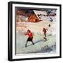 "Winter on the Farm", December 30, 1950-John Clymer-Framed Giclee Print