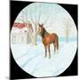 Winter on the Farm-Kevin Dodds-Mounted Giclee Print