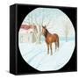 Winter on the Farm-Kevin Dodds-Framed Stretched Canvas