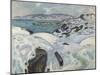 Winter on the Fjord, 1915 (Oil on Canvas)-Edvard Munch-Mounted Giclee Print