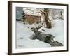 Winter on the Isle of Stord, 1889-Fritz Thaulow-Framed Giclee Print