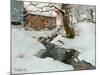 Winter on the Isle of Stord, 1889-Fritz Thaulow-Mounted Giclee Print